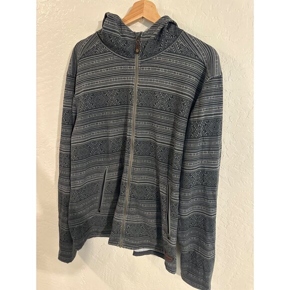 Sherpa Adventure Gear Namgyal Wool Hoodie Sweater Jacket - Picture 2 of 12